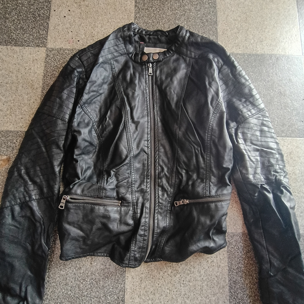 Xhilaration Black Leather Jacket